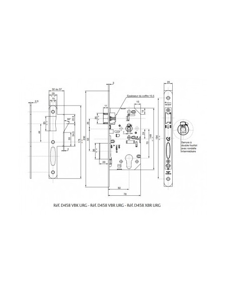 Vachette Monopoint À Larder D'Urgence D458