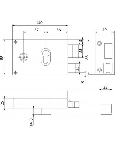 Jpm Monopoint En Applique De Grille Pour...