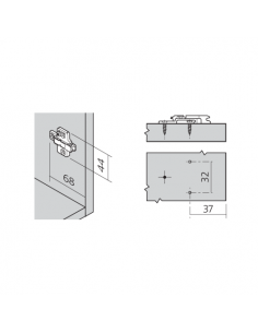 Blum Embase Clip Top (Lot... 2