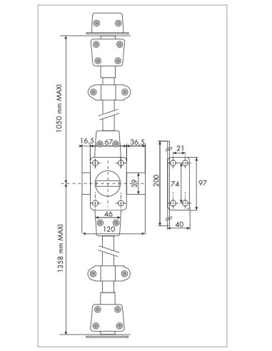 Iseo Verrou 3 Points Zenith