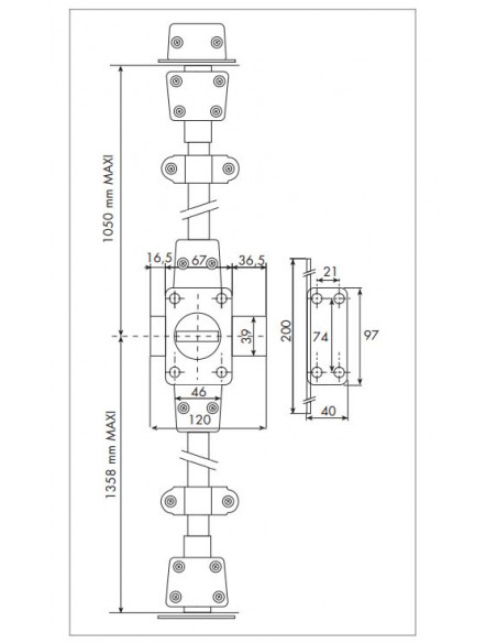 Iseo Verrou 3 Points Zenith