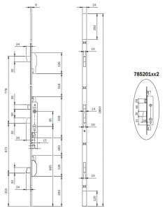 Iseo Serrure 3 Points Electa 2