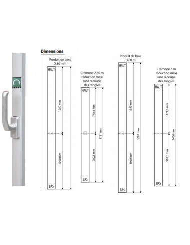 Iseo Crémone Pompier À Poignée Rotative