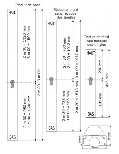 Iseo Crémone En Applique Styl' Barr