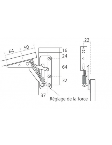 Ferrure Pour Porte Relevable