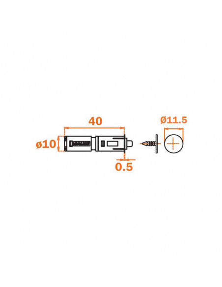 Salice Loqueteau Magnétique Push (Lot de 2)