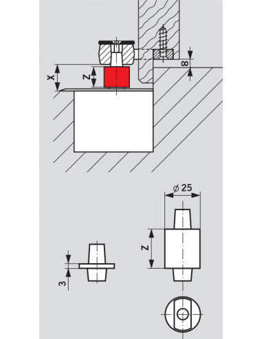 Dorma Pivot De Sol Bts 80