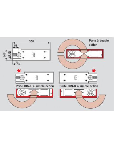 Dorma Pivot De Sol Bts 80
