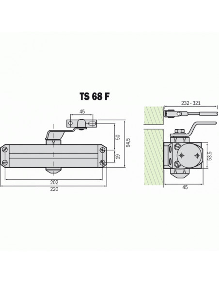 Dorma Ferme-Porte Ts 68