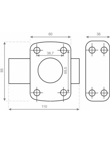 Heracles Verrou À Bouton Y8