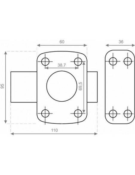 Heracles Verrou À Bouton Y8