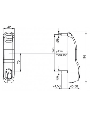 Module Extérieur Vachette Pour Antipanique