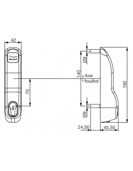 Module Extérieur Vachette Pour Antipanique