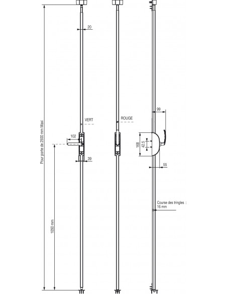 Crémone Pompier Veolis Vachette