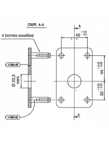 Contreplaques Pour Verrous V5 Vachette