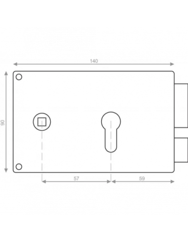 Heracles Monopoint En Applique Horizontal À...
