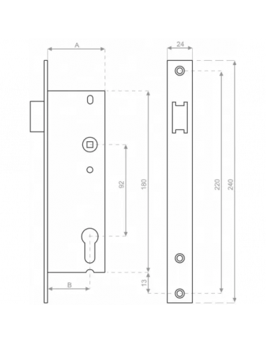 Heracles Monopoint À Larder Profil Étroit...