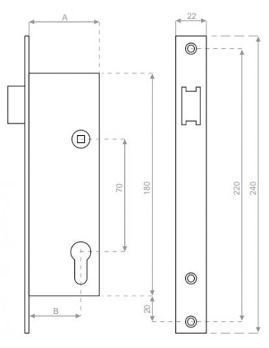 Heracles Monopoint À Larder Profil Étroit...
