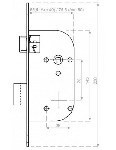 Heracles Monopoint à Larder Axe à 50 Mm Nf...