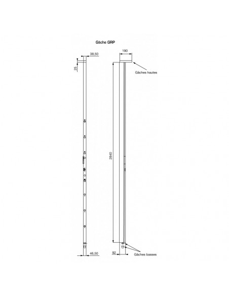 Serrure Carénées Exclusive Vachette