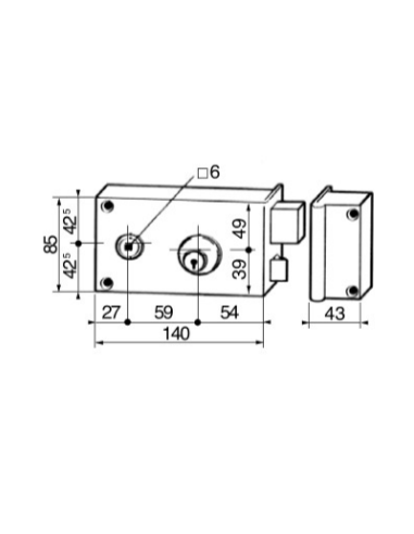 Serrure Bricard Monopoint En Applique Bloctout