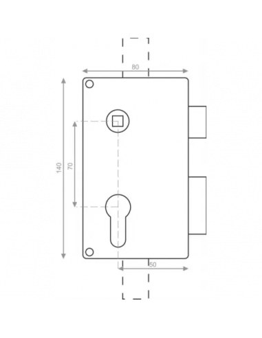 Heracles Serrure 3 Points En Applique Mx 3000