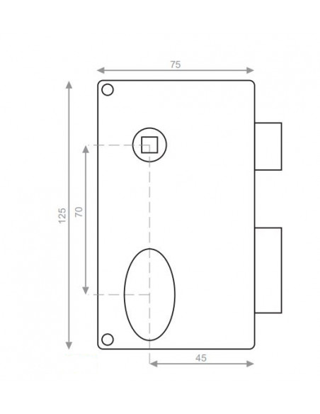 Heracles Monopoint En Applique Vertical À Cylindre Européen
