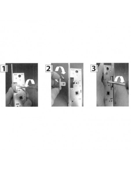 Serrure  Monopoint En Applique À Plaquer 3 Gorges Metalux