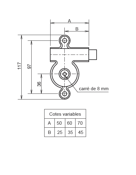 Serrure Monopoint En Applique Gollot 6100 Bec De Cane Metalux