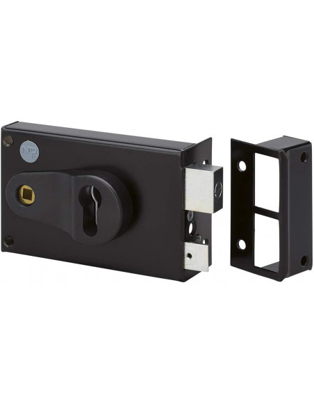 Serrure Monopoint En Applique  Pour Cylindre Européen  Metalux