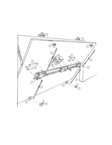 Mottura Serrure Pour Porte De Garage Basculante