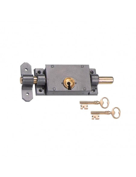 Serrure Monopoint En Applique Type Sante (Ou Prison) Metalux