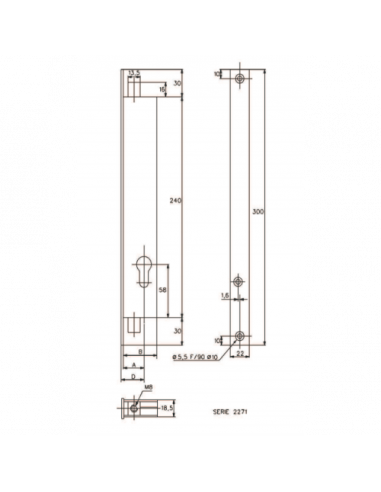 Stremler Assa Abloy Serrure À Larder 2 Points À...