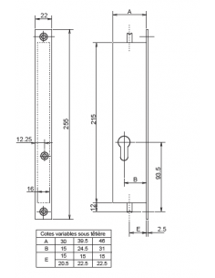 Serrure À Larder 2 Points À... 2