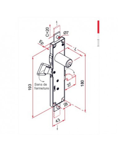 Tirard Serrure Pour Persiennes