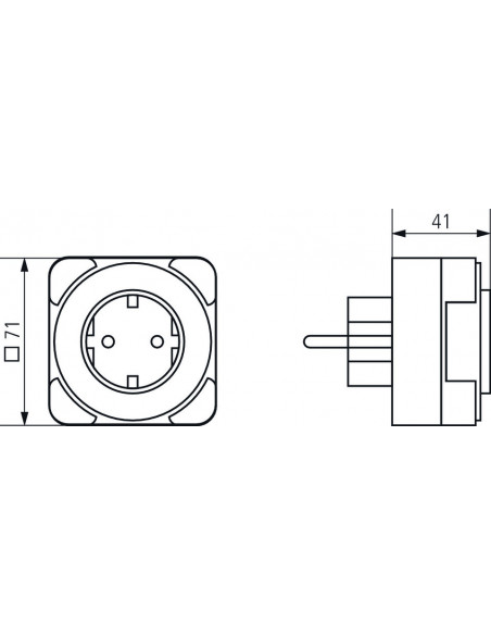 Theben Prise Horloge Timer 26