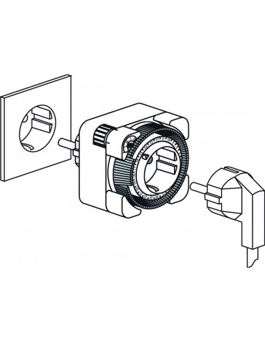 Theben Prise Horloge Timer 26