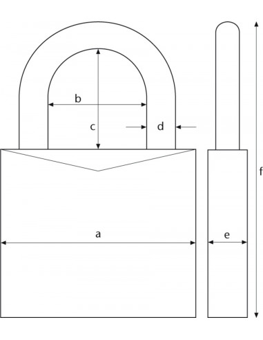 Cadenas 90rk/50 B/Dfnli - 3 Pièces