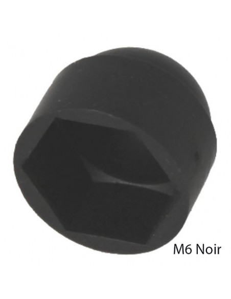 Fortaps Cache écrous Pvc Noir (Lot de 100)