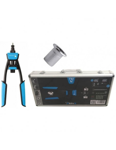 Pince à levier N200 pour écrous à sertir + 150 écrous-SCELL-IT