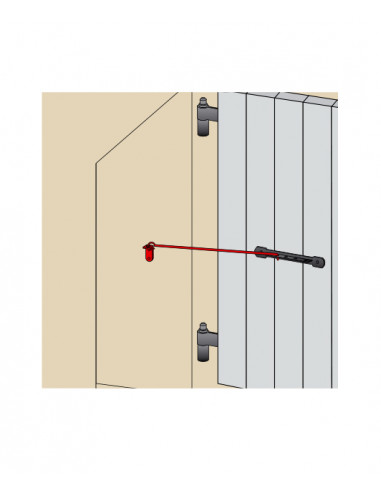 Torbel Crochet De Contrevent Aluminium