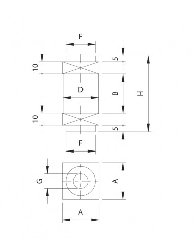 Faac Comunello Articulation De Portail À Bride