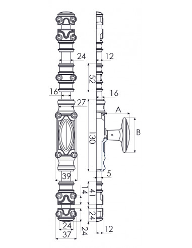 Jardinier Massard Crémone Rustique Ry16 Série...