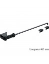  : Modèle:CROCHET DE VOLET A CHAPE L 463MM NOIR
