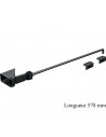  : Modèle:CROCHET DE VOLET A CHAPE L 578MM NOIR