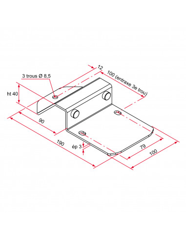 Tirard Butoir De Portail À Visser Ou À Sceller