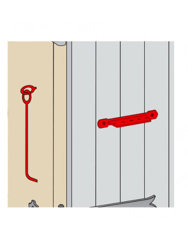 Torbel Crochet à Crémaillère (Lot de 2)