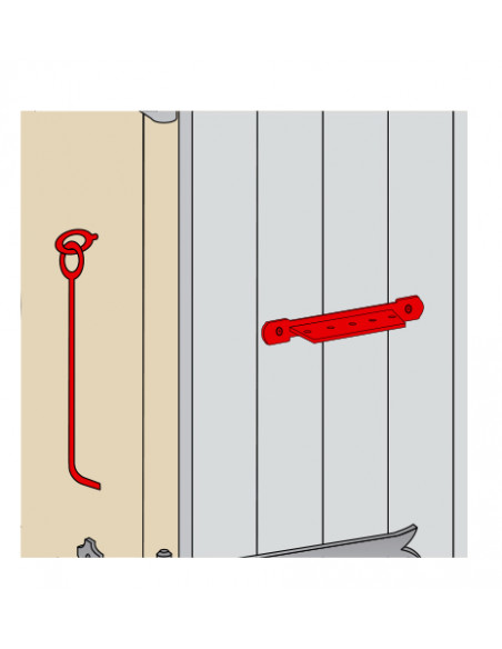 Torbel Crochet à Crémaillère (Lot de 2)