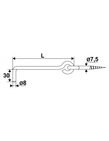 Torbel Crochet à Crémaillère (Lot de 2)