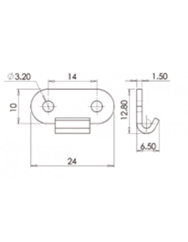 Monin Fermeture à Levier 7103 (Lot de 10)